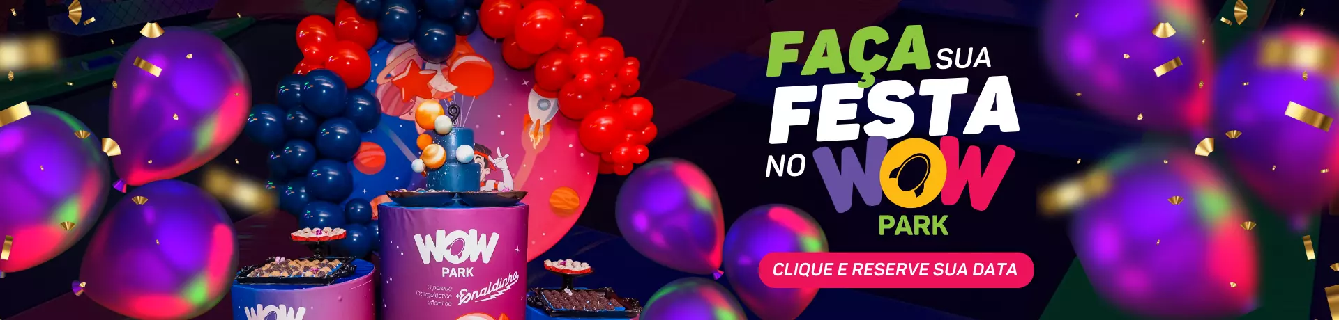Faça sua Festa no Wow Park [Todas Unidades e Home]